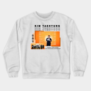 Kpop Designs V BTS Crewneck Sweatshirt